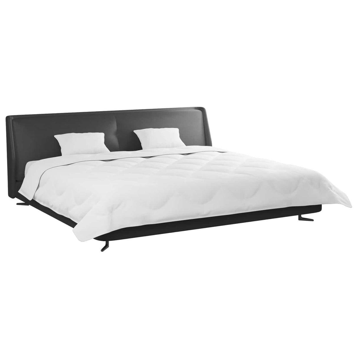 Vidaxl winter dekbed met kussen 3 pcs wit microvezel