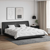 Vidaxl dekbed met kussens met kussen 3 pcs wit microvezel