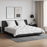 Vidaxl dekbed met kussens met kussen 3 pcs wit microvezel