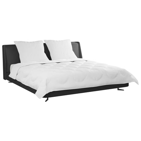 Vidaxl dekbed met kussen 3 st wit microfibre