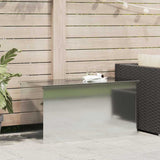 Vidaxl buitenopslagdoos zilver 100 x 50,5 x 50 cm staal