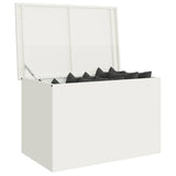 Vidaxl buitenopslagdoos wit 80 x 50,5 x 50 cm staal
