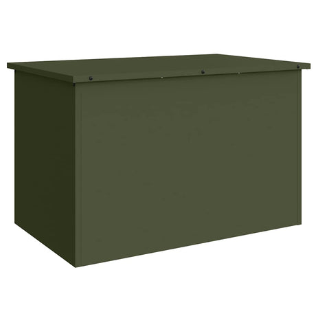 Vidaxl buitenopslagdoos met opslag olijf groen 80 x 50,5 x 50 cm staal