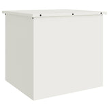 Vidaxl buitenopslagdoos wit 55 x 50,5 x 50 cm staal