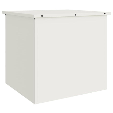 Vidaxl buitenopslagdoos wit 55 x 50,5 x 50 cm staal