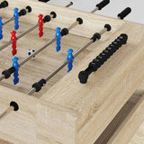 Vidaxl voetbaltafel sonoma eiken 125 x 60,5 x 80 cm bewerkt hout