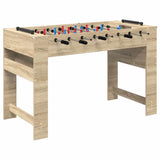 Vidaxl voetbaltafel sonoma eiken 125 x 60,5 x 80 cm bewerkt hout
