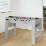 Vidaxl voetbaltafel beton grijs 125 x 60,5 x 80 cm bewerkt hout