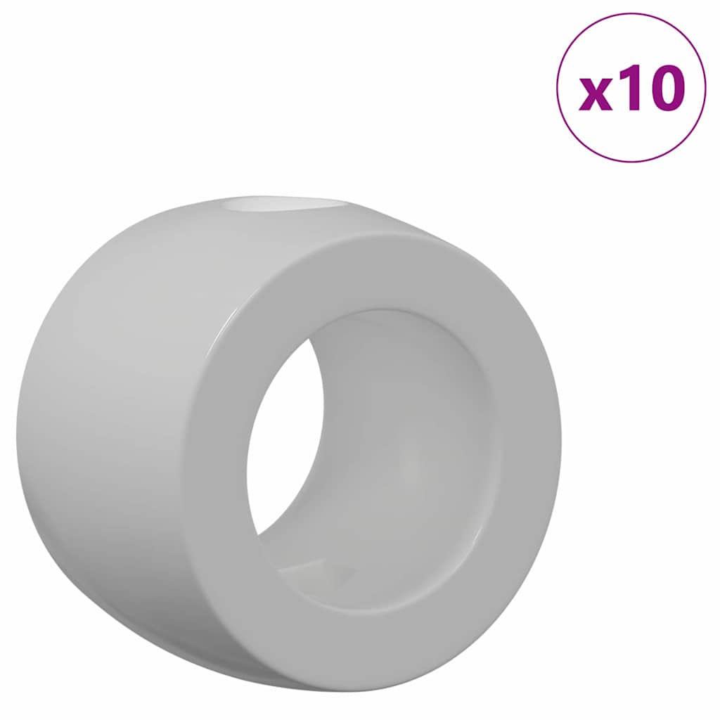 Vidaxl voetbal tafel lagertjes 10 pcs zwart 3 x 3 x 2,1 cm kunststof