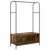 Vidaxl kledingrek bruin eiken 100 x 44 x 160 cm bewerkt hout