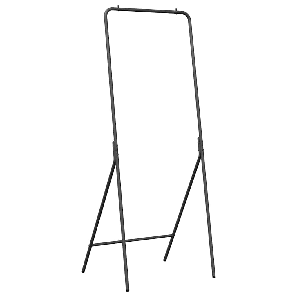 Vidaxl kledingrek zwart 60 x 53 x 155 cm staal