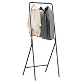 Vidaxl kledingrek zwart 60 x 53 x 155 cm staal