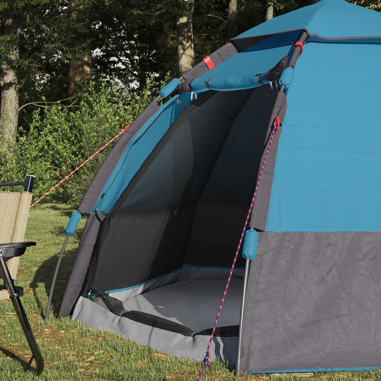 Vidaxl instant tent met regenhoes voor 4 personen met snelle release