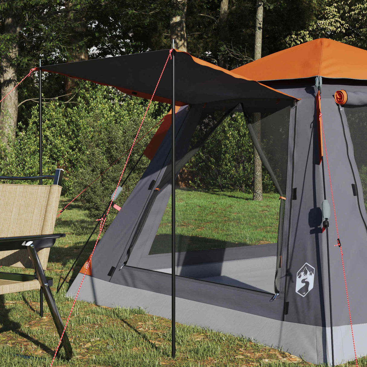 Vidaxl instant tent met regenfly voor 3 personen met snelle bevrijding
