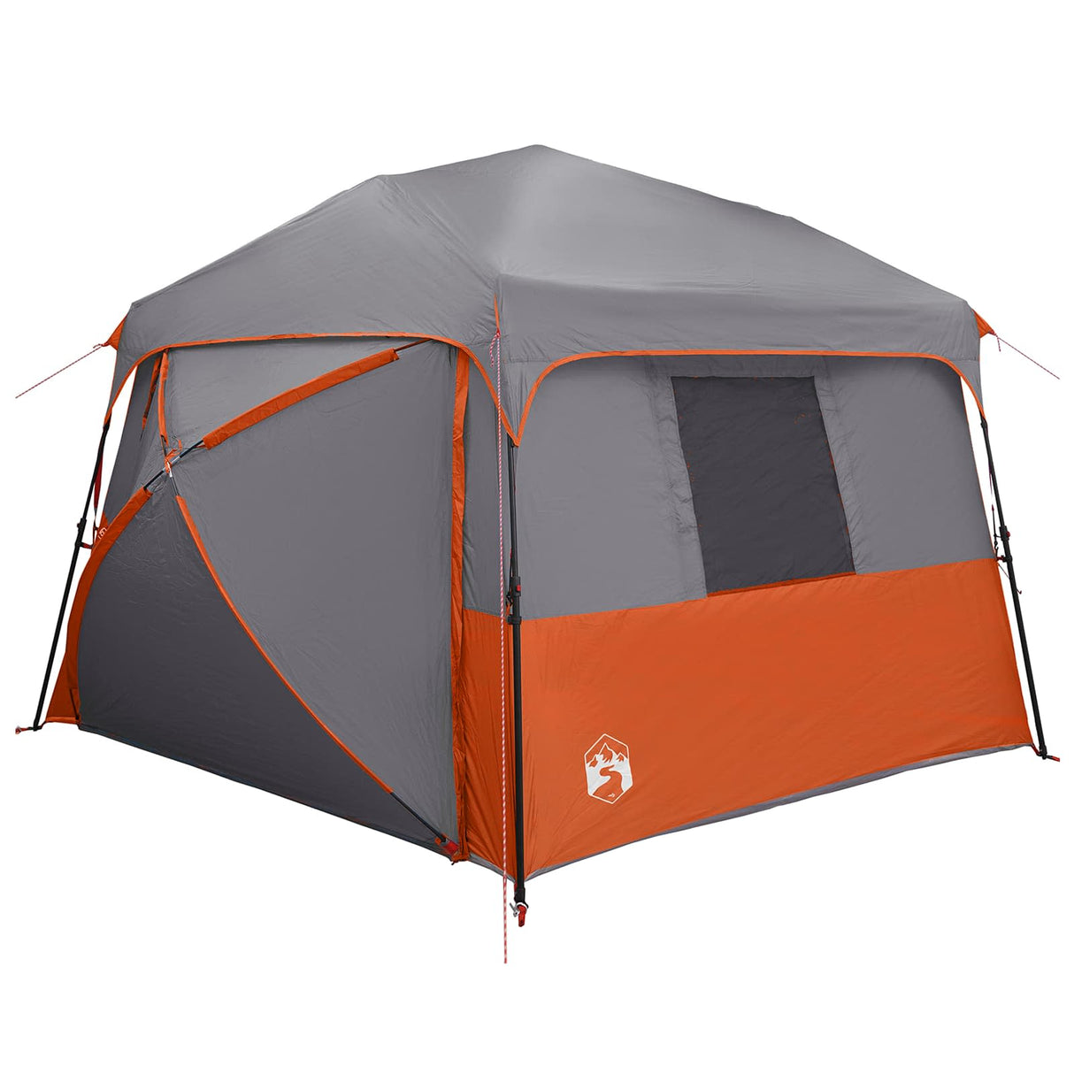 Vidaxl instant tent met regenhuif voor 12 personen met snelontgrendeling