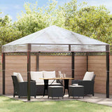 Vidaxl gazebo dekking vervanging doorzichtig 300 x 300 x 26 cm pvc
