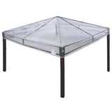 Vidaxl gazebo dekking vervanging doorzichtig 3 x 3 m pvc
