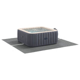 Vidaxl zwembad grondzeil lichtgrijs 274 x 274 x 0,1 cm