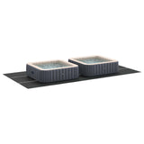 Vidaxl zwembad grondzeil zwart 750 x 372 x 0,1 cm niet-geweven stof