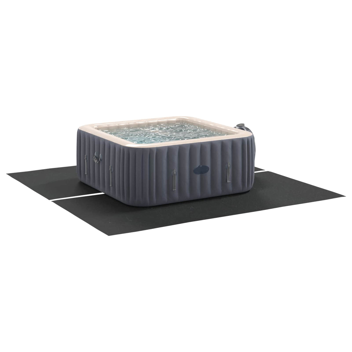 Vidaxl zwembad grondzeil 274 x 274 x 0,1 cm niet-geweven stof