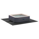 Vidaxl zwembad grondzeil zwart 396 x 396 x 0,1 cm niet-geweven stof