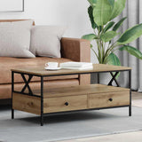 Vidaxl salontafel artisanaal eikenkleurig 100 x 51 x 45 cm