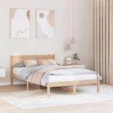Vidaxl bedframe bruin 140 x 190 cm massief grenenhout