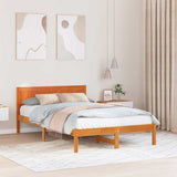 Vidaxl bedframe bruin 120 x 190 cm massief grenenhout