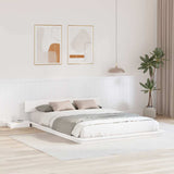 Vidaxl bedframe wit 150 x 200 cm hout