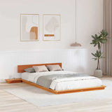 Vidaxl bedframe bruin 120 x 190 cm hout