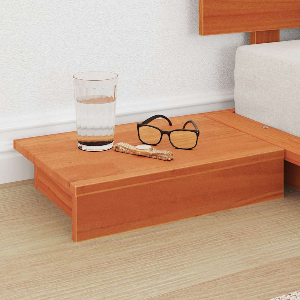 Vidaxl bedframe bruin 90 x 200 cm hout