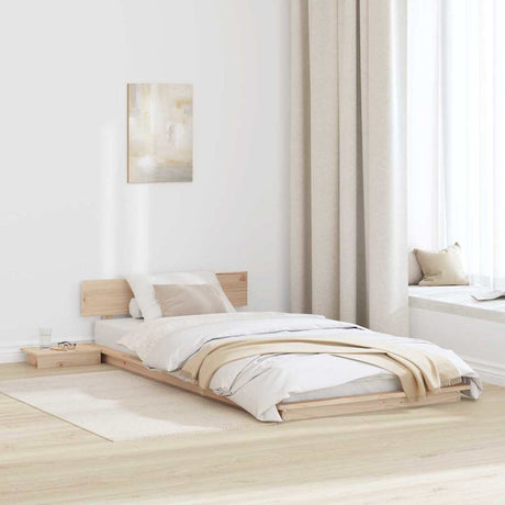 Vidaxl bedframe bruin 80 x 200 cm hout