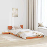 Vidaxl bedframe bruin 90 x 190 cm hout