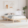 Vidaxl bedframe naturel 120 x 190 cm massief grenenhout