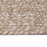 Vidaxl vloerkleden rechthoekig natuurlijk en wit 80 x 200 cm jute