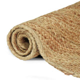 Vidaxl vloerkleden rechthoekig bruin 120 x 170 cm jute