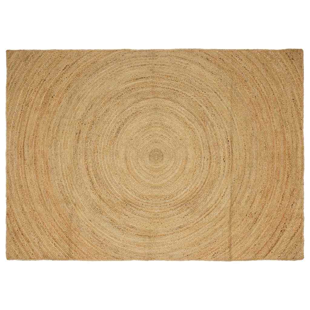 Vidaxl vloerkleden rechthoekig bruin 240 x 340 cm jute