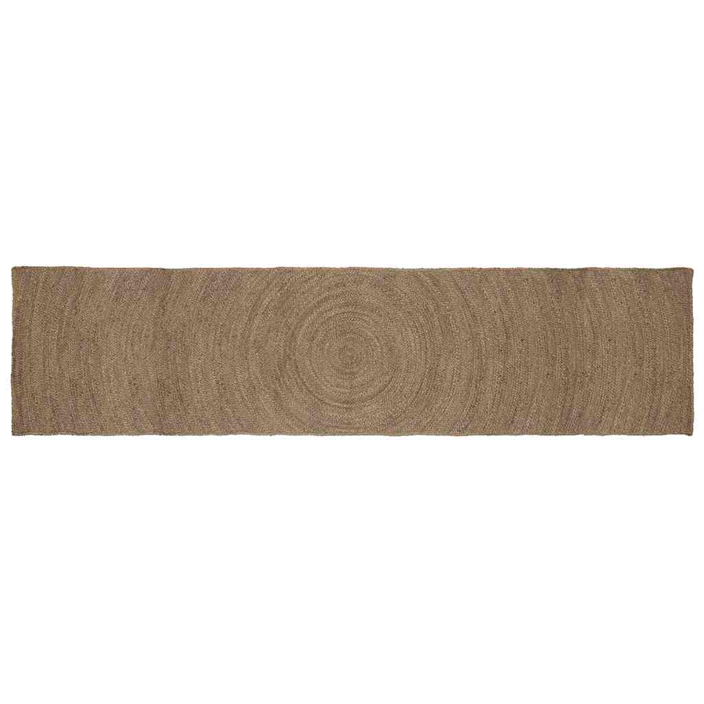Vidaxl vloerkleden rechthoekig grijs 60 x 400 cm jute