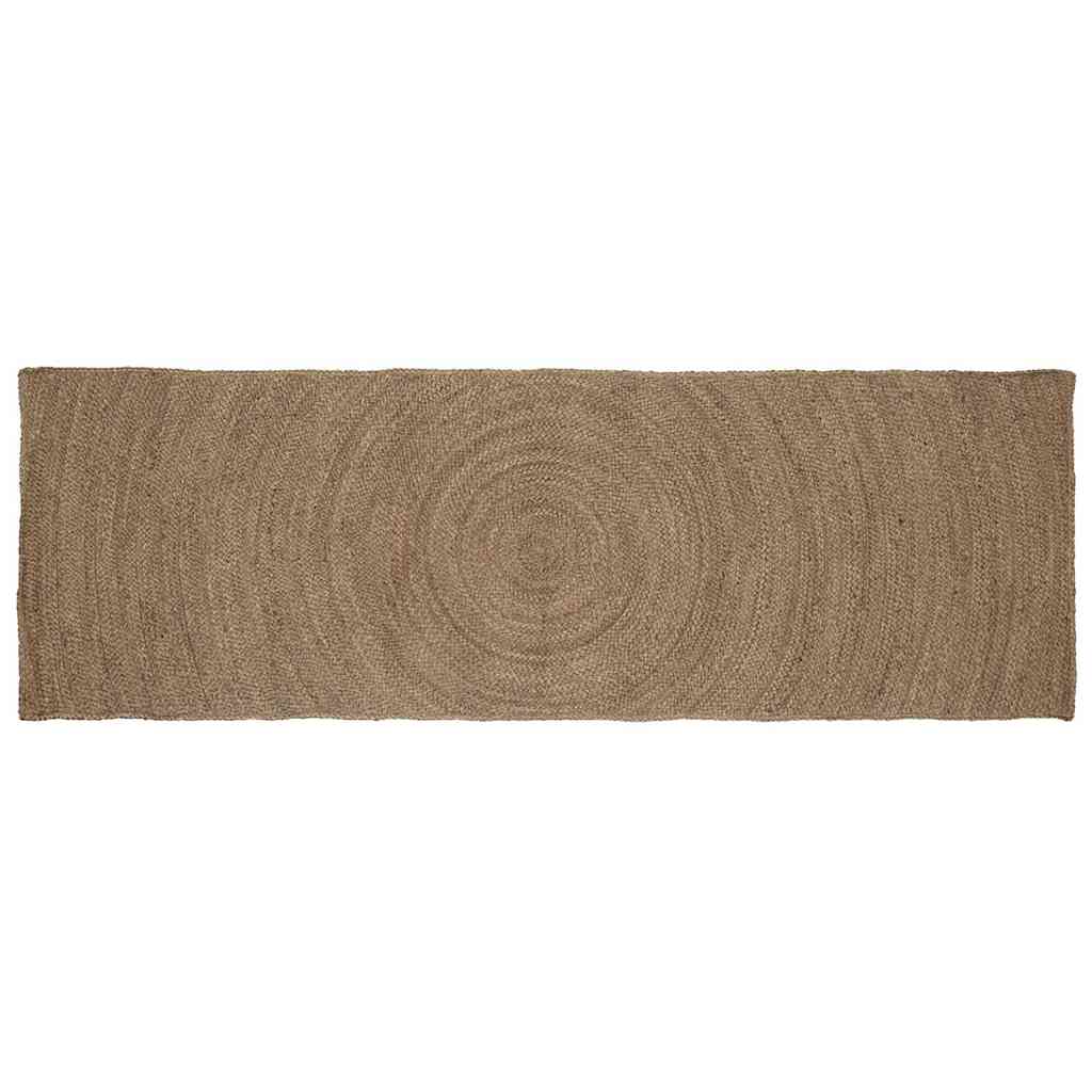 Vidaxl vloerkleden rechthoekig grijs 80 x 250 cm jute