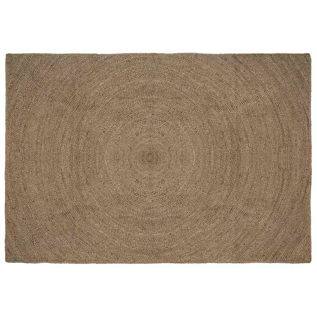 Vidaxl vloerkleden rechthoekig grijs 160 x 230 cm jute