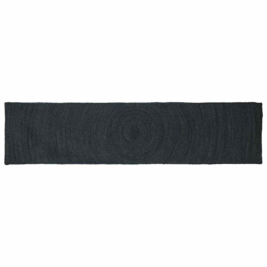 Vidaxl vloerkleden rechthoekig donkergrijs 60 x 300 cm jute