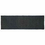 Vidaxl vloerkleden rechthoekig donkergrijs 80 x 250 cm jute