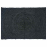Vidaxl vloerkleden rechthoekig donkergrijs 140 x 200 cm jute