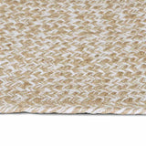 Vidaxl vloerkleden rechthoekig natuurlijk en wit 80 x 250 cm jute