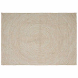Vidaxl vloerkleden rechthoekig natuurlijk en wit 160 x 230 cm jute