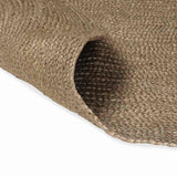 Vidaxl vloerkleden ovaal grijs 152 x 245 cm jute