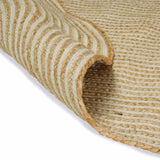 Vidaxl vloerkleed natuurlijk en wit 100 x 152 cm jute
