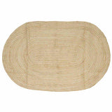 Vidaxl vloerkleed natuurlijk en wit 205 x 305 cm jute