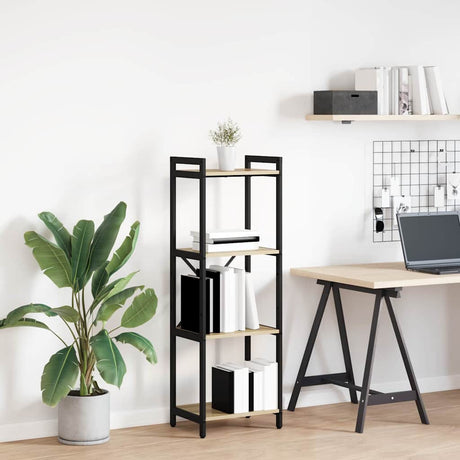 Vidaxl boekenkast 40 x 30 x 119 cm bewerkt hout sonoma eiken