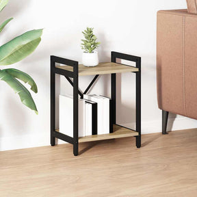 Vidaxl boekenkast 40 x 30 x 50 cm bewerkt hout sonoma eiken
